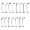 Ver imagem 1 de Alça de Apoio Barra Inox 30cm Kit 15 Unidades Acessibilidade Idoso Gestante Criança Suporte Box Banh