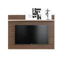 Ver imagem 2 de Painel Suspenso Maia 135mt para Tvs até 55 Polegadas Nogueira Real Off White - Colibri