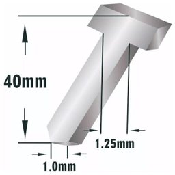 5000 Pregos Pinos Tipo T Para Pinador Pneumático Mtx 40mm - 2