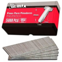 5000 Pregos Pinos Tipo T Para Pinador Pneumático Mtx 40mm - 1