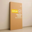 Ver mais imagens de Espelheira 150x40 E13 Couro Simples Caramelo Sup Par Led Amarelo Bivolt