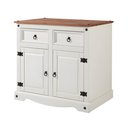 Ver imagem 2 de Balcão 2 Portas 2 Gavetas Madeira Maciça Branco