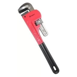 Kit Chave Grifo Aço 12 14 18pol Uso Industrial Emborrachada - 2