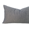 Almofada em Linho Tramado Azul & Offwhite Retangular:Completa - 2