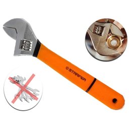 Chave Inglesa Ajustável 8" Polegadas Emborrachada Starfer - 2