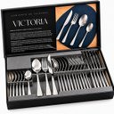 Ver imagem 1 de Faqueiro Inox 24 Peças Jogo de Talheres para Jantar e Churrasco 6 Pessoas
