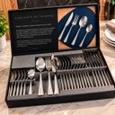 Ver imagem 3 de Faqueiro Inox 24 Peças Jogo de Talheres para Jantar e Churrasco 6 Pessoas