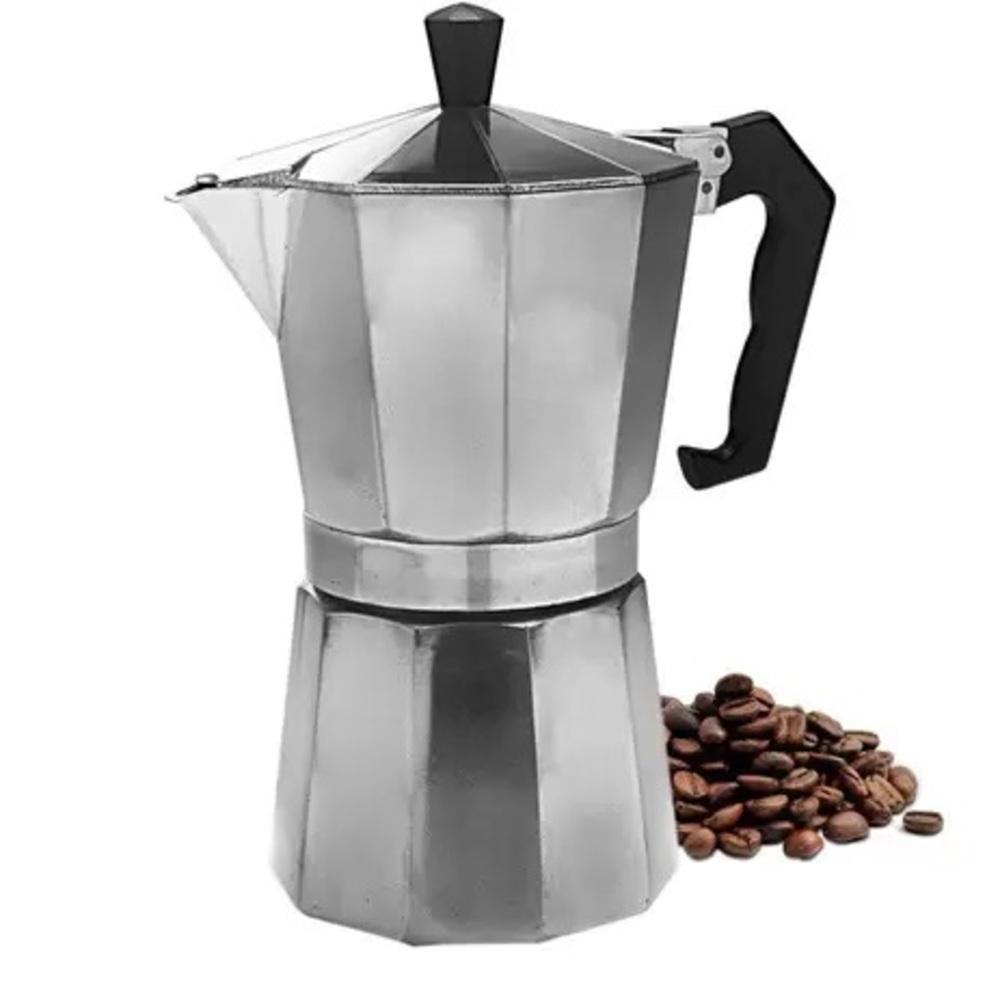 CAFETEIRA ITALIANA EM ALUMINIO 600ML SERVE 12 XICARAS DE CAFÉ - 3