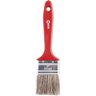 Pincel 2 Cerda Gris Cabo Plástico Para Tintas Latéx E Acríl - 3