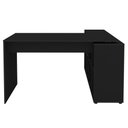 Ver mais imagens de Mesa Escrivaninha em L 140x130cm 8 Nichos Eron A06 Preto - Mpozenato