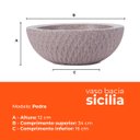 Ver imagem 3 de Vaso Bacia Sicilia Pedra 12 Terrano