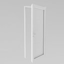 Ver imagem 2 de Porta de Giro PVC 210 x 90cm Wigga Abertura Direita