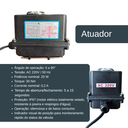 Ver imagem 3 de Válvula de Esfera Dupla União com Atuador Elétrico 90° 50mm