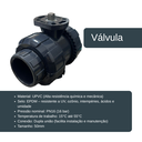 Ver imagem 4 de Válvula de Esfera Dupla União com Atuador Elétrico 90° 50mm