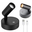 Ver mais imagens de Luminaria Arandela Parede Mesa 3 Tons Ajustaveis Recarregavel Usb Portatil Iluminaçao Decoraçao Sala