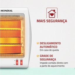 Aquecedor Elétrico Mondial A-16 Quartzo - 5