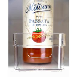 Organizador de Armário Gaveta Geladeira 30x10x7cm Caixa Organizadora Retangular Clear Ou - 4