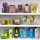 Ver imagem 5 de Organizador de Armário Gaveta Geladeira 30x10x7cm Caixa Organizadora Retangular Clear Ou