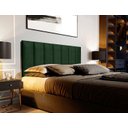 Ver imagem 1 de Cabeceira Estofada Suspensa para Cama Queen 1,60 Metros - Verde Musgo