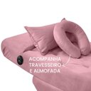Ver imagem 4 de Maca Lash Designer Cilios Luxo Estofada com Massagem Veludo:veludo Rosa Claro