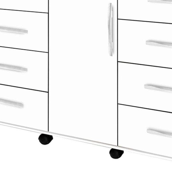 Cômoda Zunduri com 10 Gavetas Branco OOL Cômoda Zunduri com 10 Gavetas Branco - 6