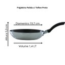 Ver imagem 2 de Frigideira Extra Polida C/ Teflon N20 1,5l