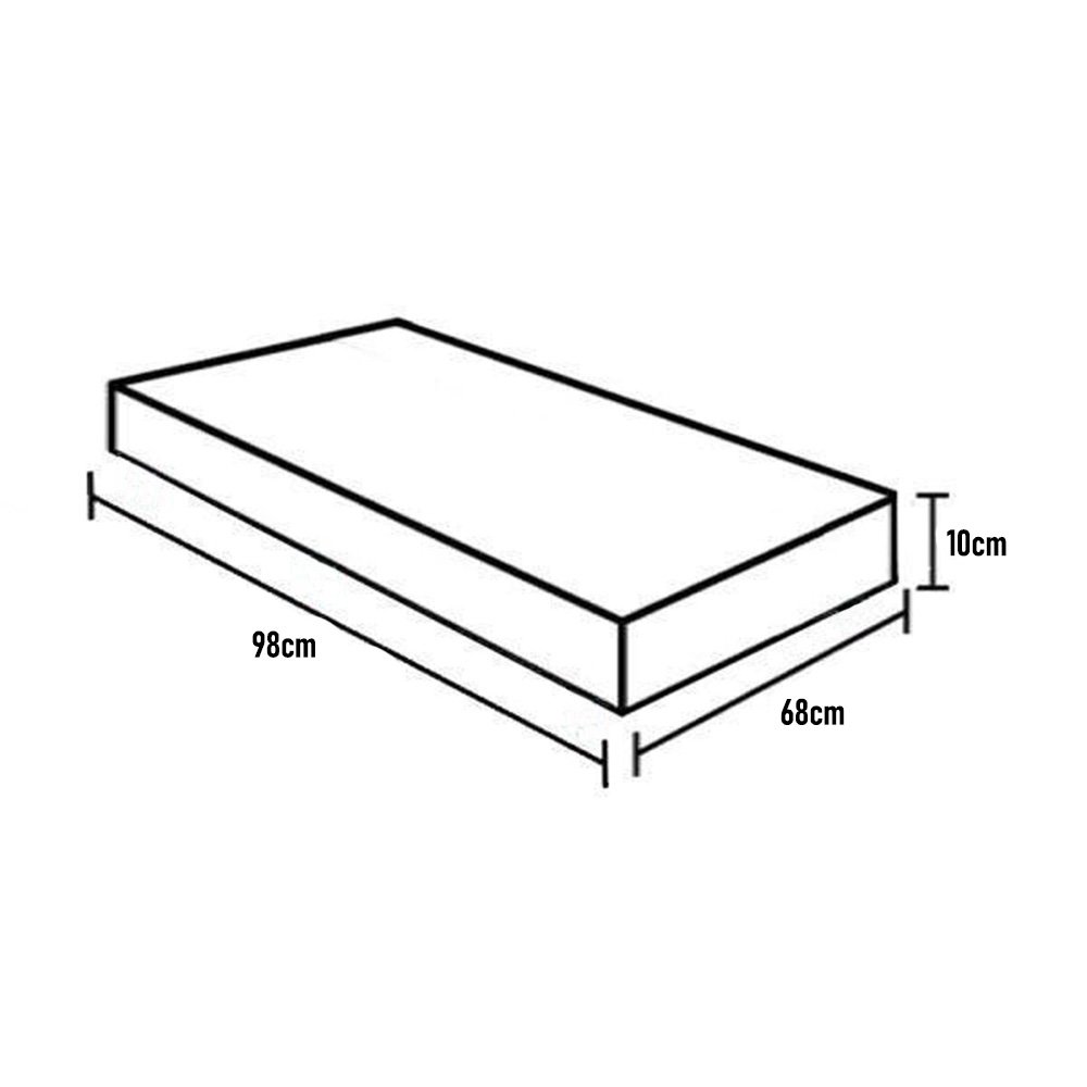 Colchão Berço Ortobom de Baby Physical Espuma D18 10x68x98 - 4