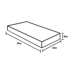 Colchão Berço Ortobom de Baby Physical Espuma D18 10x68x98 - 4