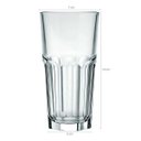 Ver imagem 3 de Conjunto 12 Copos Long Drink 340ml De Vidro Nadir Bristol Suco Refrigerante Bebidas