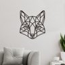 Escultura de Parede em MDF Raposa Geométrica - 1