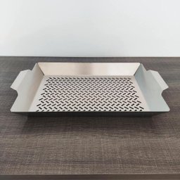 Grelha Em Aço Inox Tramontina Churrasco Assadeira Para Churrasqueira Multiuso - 6