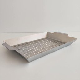 Grelha Em Aço Inox Tramontina Churrasco Assadeira Para Churrasqueira Multiuso - 7