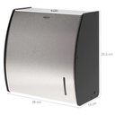 Ver imagem 3 de Dispenser de Papel Toalha Interfolhado para Banheiro Porta Toalha Decorline Brinox Aço Inox e Preto