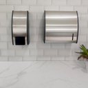 Ver imagem 2 de Dispenser de Papel Toalha Interfolhado para Banheiro Porta Toalha Decorline Brinox Aço Inox e Preto