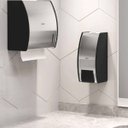 Ver imagem 5 de Dispenser de Papel Toalha Interfolhado para Banheiro Porta Toalha Decorline Brinox Aço Inox e Preto