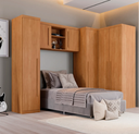 Ver imagem 1 de Dormitório Modulado Dallas 6 Portas 6 Gavetas Cinamomo Benetil