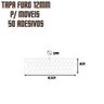 Tapa Furo Adesivo PVC 12MM p/ Moveis Cartela c/ 50 adesivos - LANARCA - 3