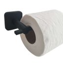 Ver imagem 7 de Conjunto Banheiro Toalheiro Papeleira Porta Shampoo Saboneteira Vesúvio Preto