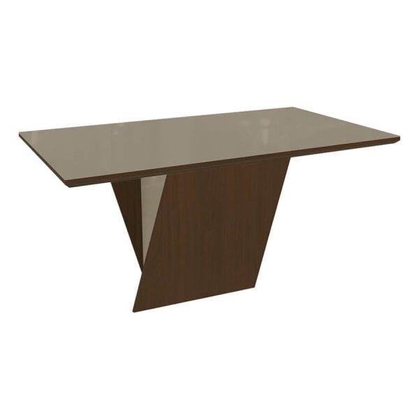 Conjunto de Jantar Amsterdã Mesa com Tampo de Vidro + 6 Cadeiras Estofadas Ool - 2