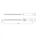 Ver imagem 2 de Lima Redonda Bastarda para Serrote 8 Tramontina em Aço Carbono com Cabo Injetado Tramontina