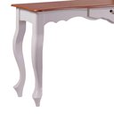 Ver imagem 3 de Aparador de Sala 156cm com Pés Luis XV e 1 Gaveta 70812 Linz Móveis - Off White/Imbuia