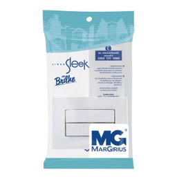 Interruptor Duplo Paralelo Embutir em Moveis Sleek Margirius Cor:branca - 2