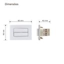 Ver imagem 6 de Interruptor Duplo Paralelo Embutir em Moveis Sleek Margirius Cor:branca