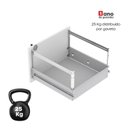 Ver mais imagens de Arquivo para Pasta Suspensa com Chave 4 Gavetas P25 128cmx45,7cmx47,3cm Grafito Branco