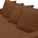Ver imagem 7 de Sofá Retrátil Reclinável 3 Lugares 195cm Roma F05 Veludo Terracota - Mpozenato