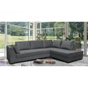 Ver imagem 4 de Sofá de Canto 5 Lugares - Veludo:cinza
