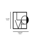 Ver imagem 3 de Escultura de Parede em MDF Love