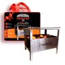 Churrasqueira Portátil Desmontável Camping Inox com Bolsa - 2