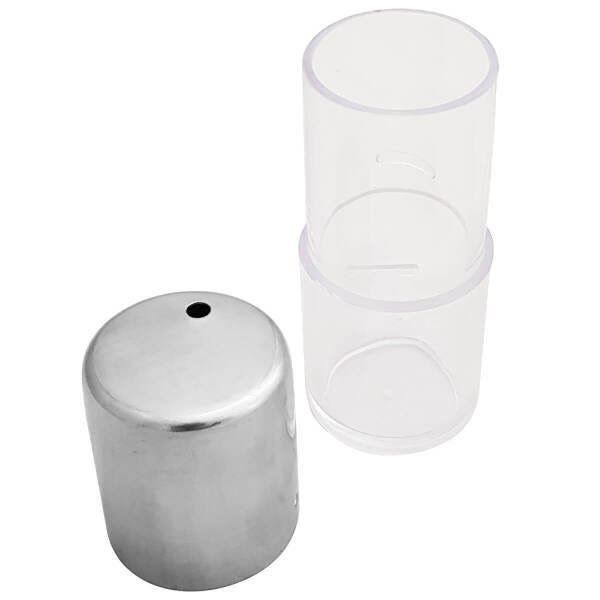 Conjunto 6 Paliteiros Inox Porta Palitos de Dente Restaurante Lancheria Brinox - 2