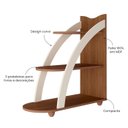 Ver imagem 5 de Mesa Apoio Mdf Sala de Estar 70 Cm 4503 Cedro Off White Arly